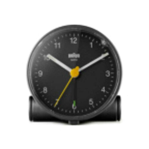 JAN 4571532490356 BRAUN Analog Alarm Clock ブラック BC01B アナログ マーサインターナショナル株式会社 インテリア・寝具・収納 画像