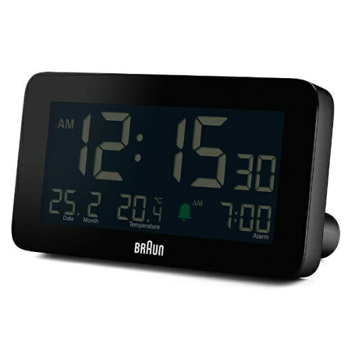 JAN 4571532493296 ブラウン｜BRAUN BRAUN DEIGITAL ALARM CLOCKBLACK BC10B ブラウン デジタルアラーム置き時計 ブラック マーサインターナショナル株式会社 インテリア・寝具・収納 画像