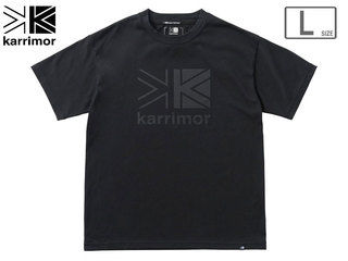 JAN 4571572787744 カリマー KARRIMOR ロゴ S/S Tシャツ メンズ サイズ：L カラー：ブラック #101493-9000 2023SS カリマーインターナショナル株式会社 スポーツ・アウトドア 画像