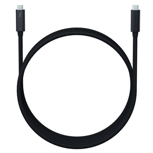 JAN 4571585647950 RAZER Thunderbolt 4 Cable 2．0m ブラック RC21-01870100-R3M1 MSY株式会社 パソコン・周辺機器 画像