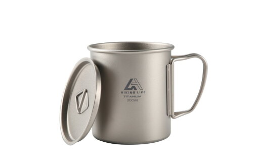 JAN 4571638040073 HIKING LIFE チタンマグカップ300ml mag-cup-titan-300 H&L株式会社 スポーツ・アウトドア 画像