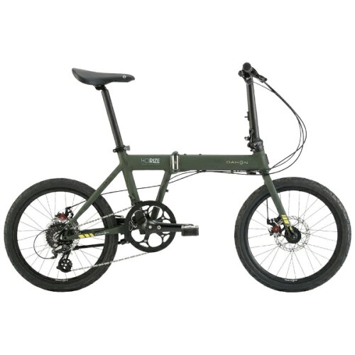 JAN 4573176221969 DAHON｜ダホン 20型 折りたたみ自転車 Horize Disk ホライズ ディスク カーキ/外装8段変速 株式会社アキボウ スポーツ・アウトドア 画像