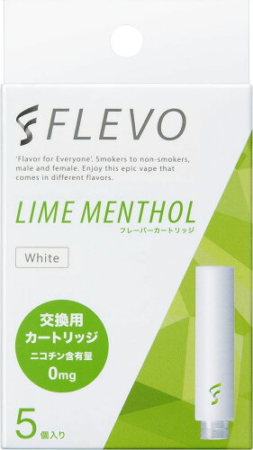 JAN 4573192732425 FLEVO 交換用カートリッジ LIME MENTHOL White(5コ入) (同)DMM.com ホビー 画像