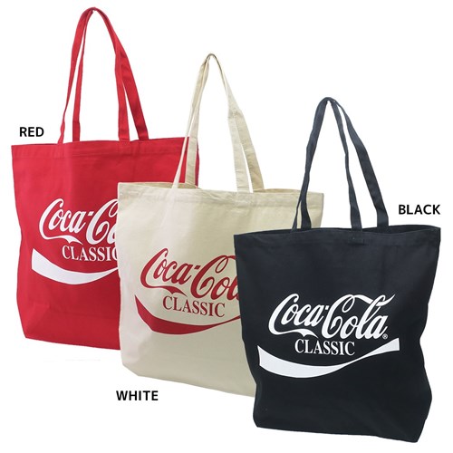 JAN 4573208696147 コカコーラ トートバッグ キャンバス イージーバッグ L CLASSIC Coca-Cola LIFE STYLE 48×40×15cm 株式会社ワンリーエボリューション キッズ・ベビー・マタニティ 画像