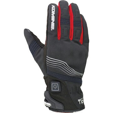 JAN 4573325727502 KOMINE コミネ EK-202 Protect E-Gloves Short 12V Black/Red 2XL 株式会社コミネ 車用品・バイク用品 画像