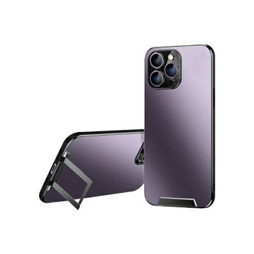 JAN 4573356887787 UI｜ユーアイ iPhone 14Pro TELESCOPIC STAND CASE パープル INOTELESTD15PPR 株式会社UI スマートフォン・タブレット 画像