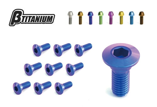 JAN 4573374155981 βTITANIUM ベータチタニウム フロントブレーキ ディスクローター チタンボルトキット カラー：シルバー 処理無し GSX-R 1000 600 750 GSX-S 株式会社ヒルズトレーディング 車用品・バイク用品 画像