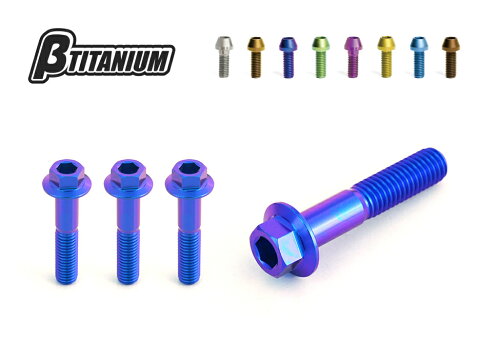 JAN 4573374156544 βTITANIUM ベータチタニウム βチタニウム その他外装関連パーツ ステアリングステムアンダーチタンボルトキット カラー：シルバー 処理無し CBR1000RR /SP 08-17 株式会社ヒルズトレーディング 車用品・バイク用品 画像