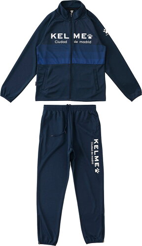 JAN 4573430919229 KELME ケレメ WARM UP-SUIT KC19S128 ネイビー L トータス株式会社 スポーツ・アウトドア 画像