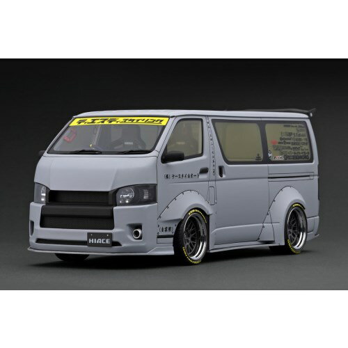 JAN 4573448898028 ignitionモデル 1/18 T・S・D WORKS HIACE Matte Gray With Roof Rack ミニカー 株式会社ティーケー.カンパニー ホビー 画像