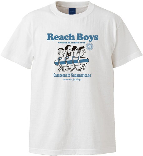 JAN 4573481780175 SKU-SJ19107-1-L soccer junky サッカージャンキー 半袖Tシャツ ホワイト・サイズ：L ユニセックス Reach Boys 株式会社1009 スポーツ・アウトドア 画像