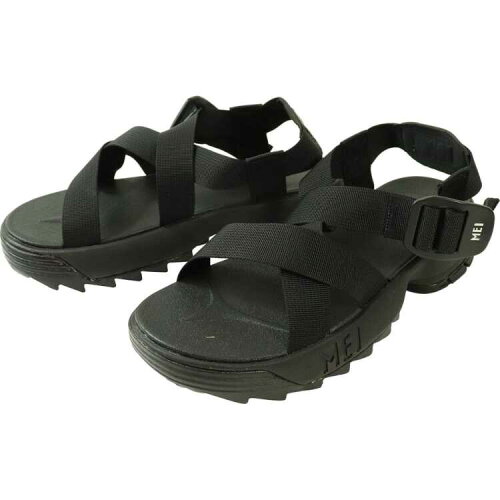 JAN 4573491444883 Recycled nylon tape SANDAL メンズサンダル カラー：ブラック サイズ：M 26.5-27.0cm #SDM210004-BLACK 株式会社スタンレーインターナショナル 靴 画像