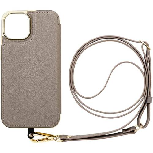 JAN 4573558550861 CCCフロンティア iPhone 14 / 13 背面型ケース Cross Body Case Duo グレー MAELYS LOUNA ML-CSIP22M-2CBGY 株式会社ユニケース スマートフォン・タブレット 画像