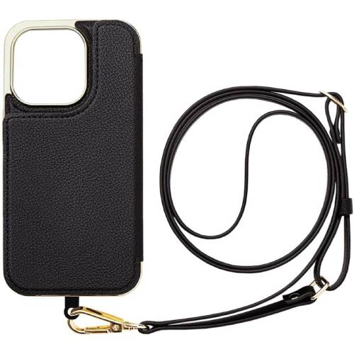 JAN 4573558550908 CCCフロンティア iPhone 14 Pro用Cross Body Case Duo black ML-CSIP22MP-2CBBK 株式会社ユニケース スマートフォン・タブレット 画像