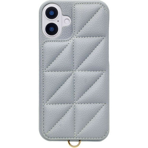 JAN 4573558556214 ユニケース Triangle Puffy Case for iPhone 16 Plus pale blue UNI-CSIP24L-2TPPB 株式会社ユニケース スマートフォン・タブレット 画像