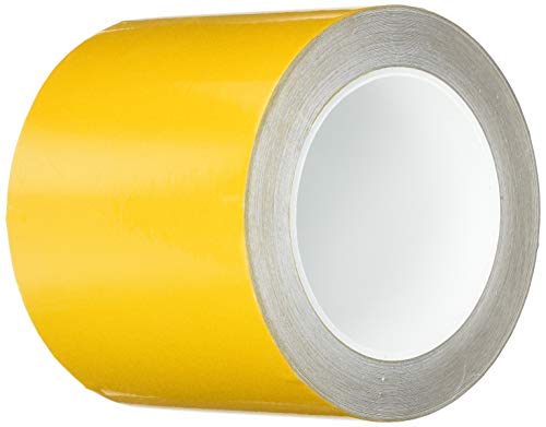 JAN 4580049590275 セーフラン SAFERUN 再帰反射ラインテープ 黄色 幅100mmx22m 厚さ0.16mm PET 高視認性 セーフラン安全用品株式会社 花・ガーデン・DIY 画像