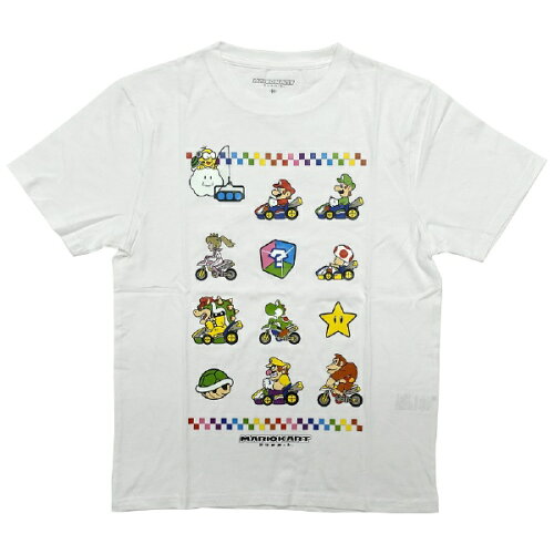 JAN 4580112030974 ファインプラス｜FINE PLUS マリオカート オールスター Tシャツ Lサイズ ホワイト 22843052 株式会社ファインプラス おもちゃ 画像