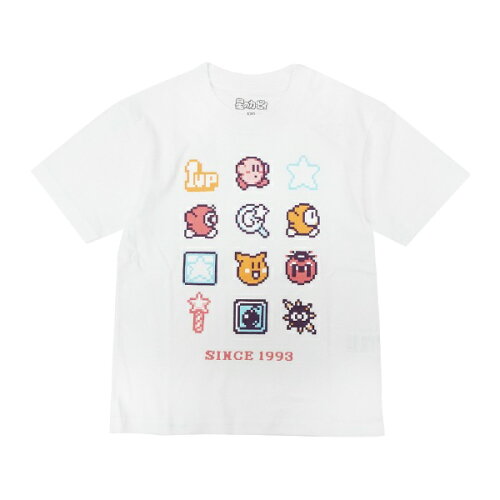 JAN 4580112070406 ファインプラス｜FINE PLUS 星のカービィ KIDS ドットアイコン Tシャツ 150cm ホワイト 22863113 株式会社ファインプラス おもちゃ 画像