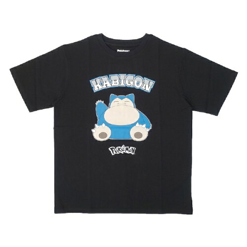 JAN 4580112084298 ファインプラス｜FINE PLUS ポケットモンスター ポケモン ブラック Tシャツ LLサイズ E柄 カビゴン 22863174 株式会社ファインプラス ホビー 画像