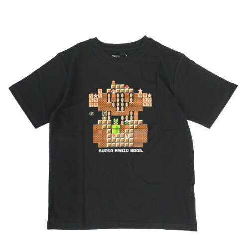 JAN 4580112091326 ファインプラス｜FINE PLUS スーパーマリオ マリオメーカー Tシャツ BLACK S 22863234 株式会社ファインプラス おもちゃ 画像