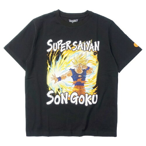 JAN 4580112092057 ファインプラス｜FINE PLUS ドラゴンボールZ 悟空 超元気玉 Tシャツ Lサイズ ブラック 22863219 株式会社ファインプラス おもちゃ 画像