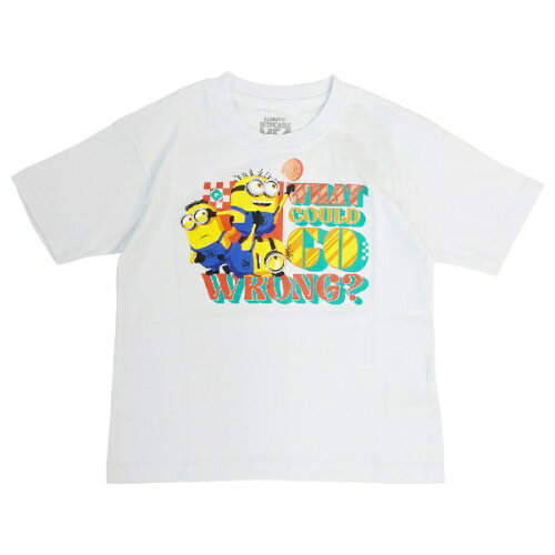 JAN 4580112095898 ファインプラス｜FINE PLUS ミニオンズ KIDS DM4 ハチャメチャ Tシャツ WHITE 140cm 22863247 株式会社ファインプラス おもちゃ 画像