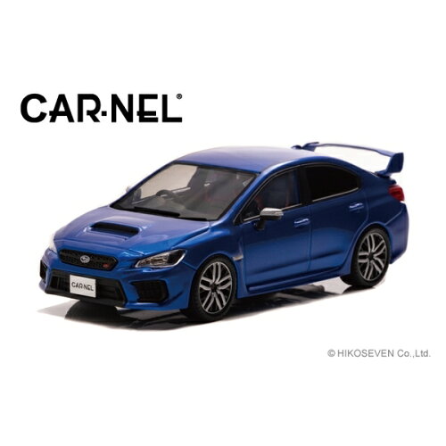 JAN 4580198722688 CAR-NEL 1/43 スバル WRX STI Type S VAB 2019 WR Blue Pearl ミニカー 株式会社ヒコセブン おもちゃ 画像