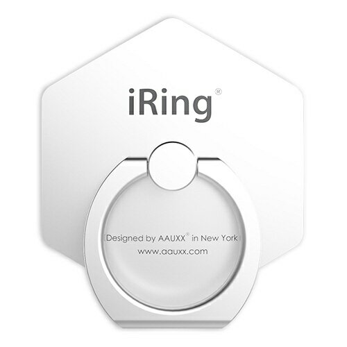 JAN 4580207546472 UNIQ｜ユニーク UMS-IR08IMHPW iRing Hex パールホワイト 株式会社ユニーク スマートフォン・タブレット 画像