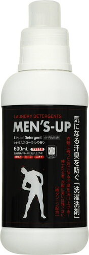 JAN 4580225430906 イーナ メンズアップ 衣料用液体洗剤 600ml 株式会社イーナ 日用品雑貨・文房具・手芸 画像