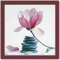 JAN 4580233082739 Art Collection Amelie VUILLON　Magnolia with pebbles PR-1013 有限会社K-Art.Japan インテリア・寝具・収納 画像