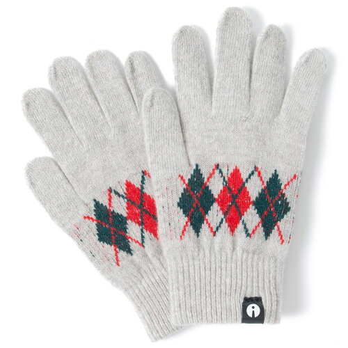 JAN 4580242064825 スマホ手袋 iTouch Gloves Lサイズ アーガイル ライトグレー 株式会社ピクニック バッグ・小物・ブランド雑貨 画像