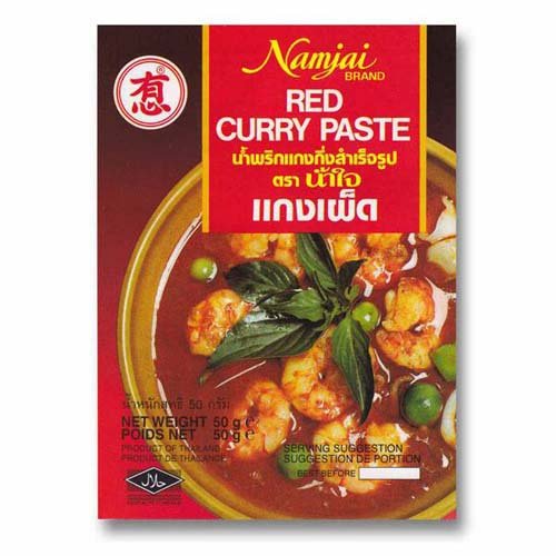 JAN 4580244656011 ナムジャイ レッドカレーペースト ハラール認証品(50g) 株式会社桜梅桃 食品 画像