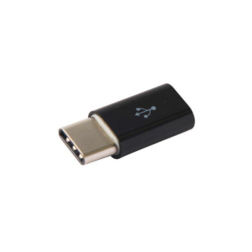 JAN 4580256084901 クオリティトラストジャパン USB Type-C 充電通信変換アダプタ ブラック QTC-062BK クオリティトラストジャパン株式会社 パソコン・周辺機器 画像