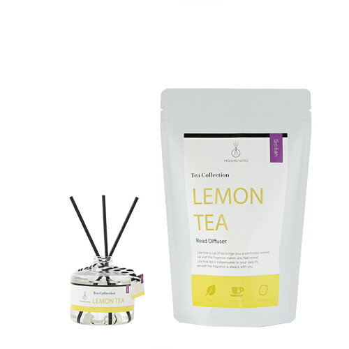 JAN 4580277104398 MODERN NOTES ティーコレクション リードディフューザー LEMON TEA 95mL ステキ・インターナショナル株式会社 日用品雑貨・文房具・手芸 画像