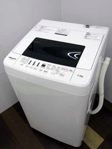 JAN 4580341982334 ハイセンスジャパン 全自動洗濯機4.5kg HW-T45A ハイセンスジャパン株式会社 家電 画像