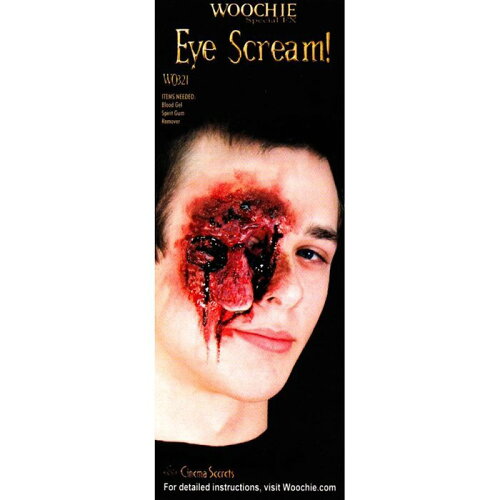 JAN 4580354773592 シネマシークレット 特殊メイクシリーズ ラテックスパーツ 傷 Eye Scream! WO321 有限会社レインフォレスト・フィルム ホビー 画像