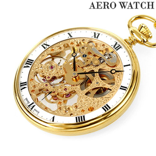 JAN 4580354921191 ＼12/25当店限定 アエロウォッチ 手巻き AEROWATCH 56738-J501 スケルトン 株式会社インテック 腕時計 画像