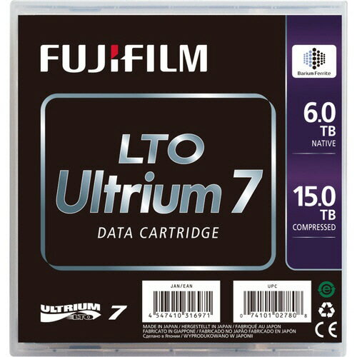 JAN 4580360854797 富士フイルム lto ultrium7 データカートリッジ 6.0tb/15tb ナガセテクノサービス株式会社 パソコン・周辺機器 画像