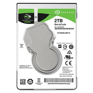 JAN 4580376094347 SEAGATE Guardian BarraCudaシリーズ 2.5インチ内蔵HDD 2TB SATA6.0Gb/s 5400rpm 128MB ST2000LM015 株式会社フィールド・レイク パソコン・周辺機器 画像