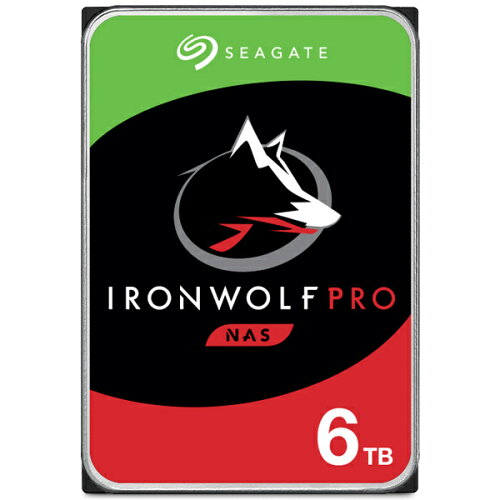 JAN 4580376099960 Seagate ST6000NE000 Guardian IronWolf Proシリーズ 3.5インチ内蔵HDD 6TB SATA 6.0Gb/ s 7200rpm 256MB | パソコン周辺機器 ハードディスクドライブ ハードディスク HDD 内蔵 3.5 3.5inch 3.5インチ インチ 株式会社フィールド・レイク パソコン・周辺機器 画像