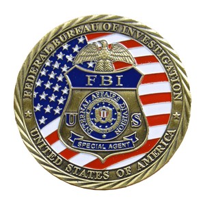 JAN 4580407434647 チャレンジコイン FBI 紋章 記念メダル 株式会社デジスト ホビー 画像