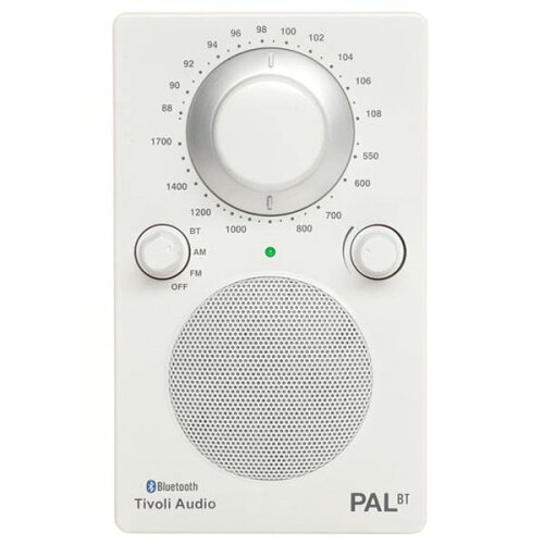 JAN 4580435620272 TIVOLI AUDIO PAL BT WHITE Bluetoothワイヤレススピーカー AM/FMラジオステレオ 株式会社ネイビーズ スマートフォン・タブレット 画像