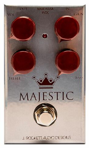 JAN 4580447815529 j rockett audio designs jrad majestic オーバードライブ ギターエフェクター 有限会社ゼンブジャパン 楽器・音響機器 画像