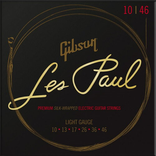 JAN 4580568415981 Gibson ギブソン Les Paul Premium Electric Guitar Strings/Light Gauge SEG-LES10 ギブソン・ブランズ・ジャパン株式会社 楽器・音響機器 画像