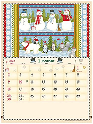 JAN 4580571914143 壁掛け カレンダー 2022 年 Calendar デビーマム アメリカン カントリー スケジュール トーダン アート 海外 作家 実用 書き込み 令和4年暦 株式会社トーダン 日用品雑貨・文房具・手芸 画像