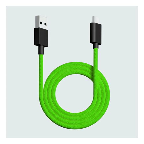 JAN 4580592372298 PARACORDCABLEGREEN Pwnage ポウネイジ Ultra Custom Wireless ワイヤレス用 USB Type-Cパラコードケーブル グリーン Type C Paracord Cable Green 株式会社フェルマー パソコン・周辺機器 画像