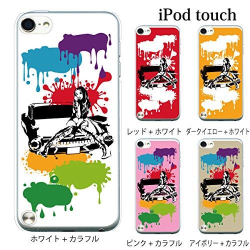 JAN 4580596328376 Plus-S プラスエス +S iPod touch 第6・第7世代 ケース アメ車ガール カラー ハードケース クリア 0135-WHCF 近通株式会社 TV・オーディオ・カメラ 画像