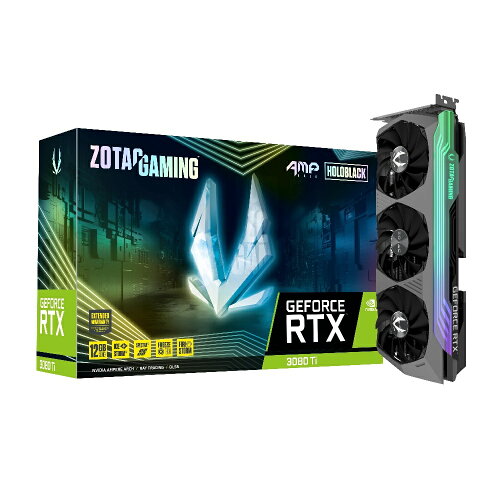 JAN 4580624811658 ZOTAC ゾタック GAMING GeForce RTX 3080 Ti AMP Holo ZT-A30810F-10P 株式会社ゾタック日本 パソコン・周辺機器 画像