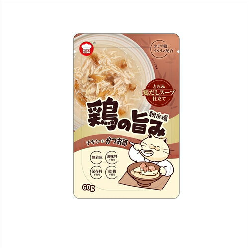 JAN 4580626183333 F&BELL 朝市場鶏の旨み鶏だしスープ チキンとかつお節 60g F&Bell株式会社 ペット・ペットグッズ 画像