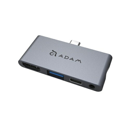 JAN 4580656277668 アダムエレメンツ｜ADAM elements iPad Pro用 USB-C オス→メス HDMI / φ3.5mm / USB-A / USB PD対応 60W ドッキングステーション CASA AAPADHUBI4GYJ Power Delivery対応 株式会社フォーステック パソコン・周辺機器 画像